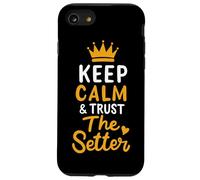 Volleyball Keep Calm And Trust The Setter Volley-ball Coque pour iPhone SE (2020) / 7 / 8