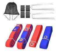 Volleyball Lines, Court Marking, Easy Setup Reliable Sports Gear Outdoor Game Kit, Beach Volleyball Accessories for Lawn Backyard Park Home Training Recreation, Multicolor