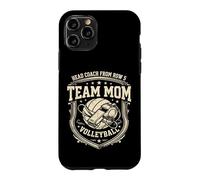 Volleyball Maman Soutien Volleyball Mother Coque pour iPhone 11 Pro