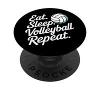 Volleyball Mangez. Volleyball. Répétez PopSockets PopGrip Adhésif