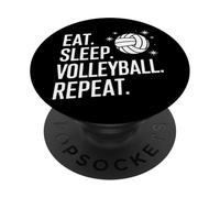 Volleyball Mangez. Volleyball. Répétez PopSockets PopGrip Adhésif