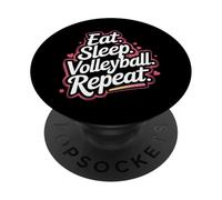 Volleyball Mangez. Volleyball. Répétez PopSockets PopGrip Adhésif