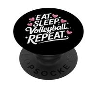 Volleyball Mangez. Volleyball. Répétez PopSockets PopGrip Adhésif