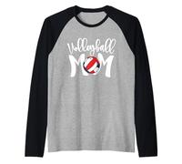 Volleyball Mom, Beach Volley Mothers Day Mama Volleyball Mom Manche Raglan