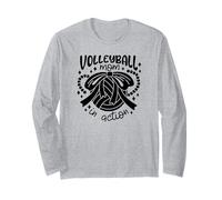 Volleyball Mom In Action - Ballon de volleyball amusant Manche Longue