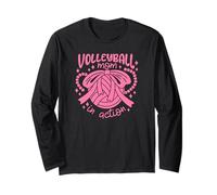 Volleyball Mom In Action - Ballon de volleyball amusant Manche Longue
