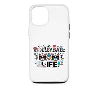 Volleyball Mom Life Volleyball Mama Team Mom Gift Coque pour iPhone 12/12 Pro