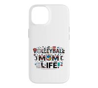 Volleyball Mom Life Volleyball Mama Team Mom Gift Coque pour iPhone 14