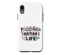 Volleyball Mom Life Volleyball Mama Team Mom Gift Coque pour iPhone XR