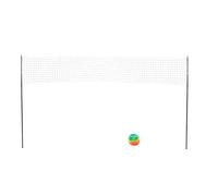 Volleyball Net, Beach Volleyball Net Volleyball Net Outdoor Portable Volleyball Set Professional Net System PE et Fer pour la Plage Extérieur Arrière