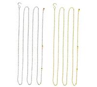 Volleyball Net Height Chain 2.5m/8.2ft | Volleyball Net Measure Chain | Volleyball Net Measure Chain - 2.5m 8.2ft Durable Copper Gold/Silver Referee Equipment and Volleyball Net Height Measuring
