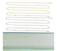 Volleyball Net Height Chain | 2PCS Measuring 2.5m/8.2ft, Professional Referee Setting Tool, Durable Court Equipment Reliable Sports Accessory for Practice Games Competitions School Gym
