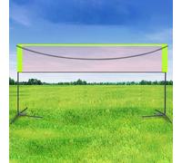 Volleyball Poles, Portable Badminton Net Holder, Beach Volleyball Kit, Volleyball and Free Carry Bag, for Garden Beach Lawn, Portable Outdoor Tennis Net(5.1 * 2.24m/200.7 * 88.2in)