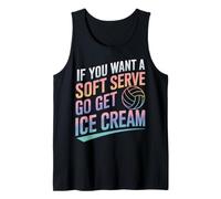 Volleyball Si Vous Voulez Un Service Doux, Allez Chercher de la crème glacée Débardeur