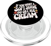 Volleyball Si Vous Voulez Un Service Doux, Allez Chercher de la crème glacée PopSockets PopGrip pour MagSafe