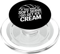 Volleyball Si Vous Voulez Un Service Doux, Allez Chercher de la crème glacée PopSockets PopGrip pour MagSafe