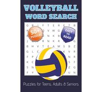 Volleyball Word Search Puzzle Book: Word Searches with Easy to Read printing about Volleyball, Team Sports, Athletes, Coaches and More | 6x9 inches, ... Gift for Vacations, Holidays and Free Times