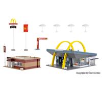 VOLLMER 43635 Échelle Ho Série Mc Donald : Restaurant Fast Food Avec Brasserie