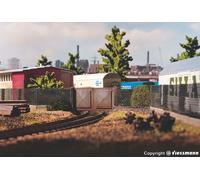 Vollmer 45009 Clôture De L'Usine Assortiment 6 x 15cm + 2 Portes Kit Ho Neuf