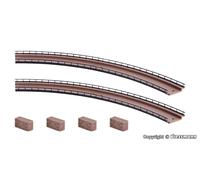 Vollmer 7830 Set 2 Sections Pont Ferroviaire Courbe Kit Montage N 1:160