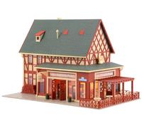 Vollmer H0 3681 43681 Luigi's Pizzeria Bâtiment avec Intérieur & LED