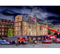 Vollmer H0 43785 -brennendes Bureau Fiscal Avec LED, Générateur de Fumée ,