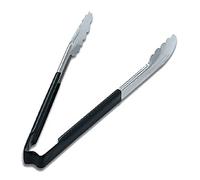 Vollrath Pince de service manche antidérapant noir Vollrath 241mm, Acier inoxydable. Longueur : 241 mm. Poignée noire pour usage général, DC243