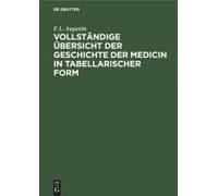 Vollständige Übersicht Der Geschichte Der Medicin In Tabellarischer Form