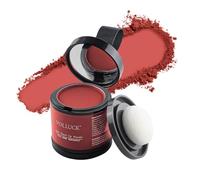 VOLLUCK Poudre de racine capillaire - Pour une couverture immédiate des cheveux gris et des zones claires - Finition naturelle - Pour homme et femme - 10 g (rouge)