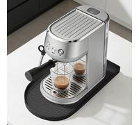 Volminex Tapis Silicone Antidérapant pour Machine à Café, Tapis de Bar pour Plan de Travail, pour Cafetière Ninja, De'Longhi Dedica Style, Senseo, Accessoires pour Machines à Cafe (Noir, 40×20×1,3 cm)