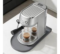 Volminex Tapis Silicone Antidérapant pour Machine à Café, Tapis de Bar pour Plan de Travail, pour Cafetière Ninja, De'Longhi Dedica Style, Senseo, Accessoires pour Machines à Cafe (Gris, 40×20×1,3 cm)