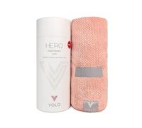 VOLO Hero Cloud Serviette à Cheveux Ultra Douce, séchage Rapide, Anti-frisottis et Casse, 30% de Tissu en Plus, Sangle Snug - Rose