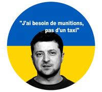 Volodymyr Zelensky - 15cm - Sticker/Autocollant