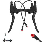 VOLOHAS 1 paire de leviers de frein pour SmartGyro Speedway/Rockway/Crossover Trottinette électrique Poignée de frein en alliage d'aluminium avec connecteur étanche 2 broches Accessoires Pièces de