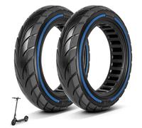 VOLOHAS 10x2,125 Pneus Pleins 250x54 Solides pour Xiaomi 4/4Pro(gen1)/4Lite(gen2)/Ninebot F40D2/D38D Trottinettes Électriques 10 Pouces Pneus en Caoutchouc Solides Pneus de Remplacement Hautement