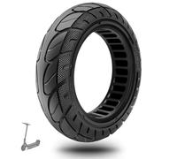 VOLOHAS 10x2,5-6,5 60/70-6,5 Pneu Plein pour Ninebot Max G30/G30 D2,Odys Neo e100/Alpha X3 Pro,Ducati Pro 2,Xiaomi 5/5 Pro/5 Max Trottinettes électriques, Pneu Solide de 10 Pouces à Haute élasticité