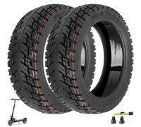 VOLOHAS 10x2,7-6,5 Pneu Tubeless Tout-Terrain pour Smartgyro Speedway/Rockway/Crossover Speedway 5/Dualtron 3/KuKirin G3/KuKirin G2 Master Trottinettes électriques, Roue de Rechange Auto-Réparable