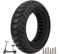 VOLOHAS 10x3/255x80(80/65-6) Pneu Plein pour Kukirin G2 max/Kukirin G3 Pro/Kugoo M4/M4 Pro/iENYRID M4 Pro/Zero 10X / Kaabo Wolf Warrior X/Mantis 10 Trottinette électrique (Noir 1 PCS)