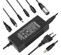 VOLOHAS 42 V 2 A Chargeur pour Trottinettes et Hoverboards Compatible avec Xiaomi, Segway, Ninebot, SOFLOW So 6, Kukirin S1 Max, Navee V25i et Joyor A3, Adaptateur pour Batterie Lithium 36 V