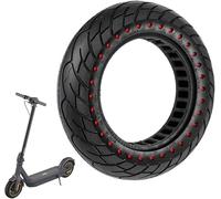 VOLOHAS 60/70-6,5 Pneus Pleins 10 x 2,5 pour Ninebot Max G30 / G30E / G30LP Trottinette Électrique - Avant ou Arrière, Antidérapants, Anti-crevaison (Point Rouge 1 PCS)