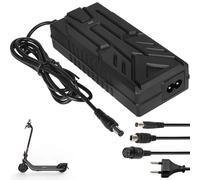 VOLOHAS Chargeur 18 V-42 V 1,7 A pour Ninebot F2 Pro D, pour Xiaomi M365/4 Lite (GEN2), pour scooter électrique Navee V25i, chargeur universel avec connecteurs d'interface 3 en 1 pour 21,6 à 36 V (6S