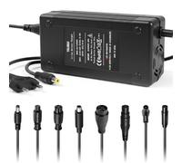 VOLOHAS Chargeur 54,6 V 2 A pour scooter électrique Kukirin G2 Pro/Kukirin G2 MAX, pour scooter électrique Xiaomi 4 Ultra/5 Pro, chargeur de batterie au lithium 48 V de rechange avec connecteurs