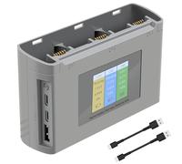 VOLOHAS Chargeur de Batterie pour DJI Mini 2 SE/Mini 2/Mini SE/Mini 4K, Station de Charge Bidirectionnelle avec Écran Couleur, Accessoire de Concentrateur de Chargeur, Charge de 3 Batteries
