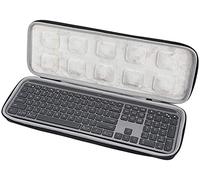 VOLOHAS Étui de protection rigide de voyage pour Logitech MX Keys Plus, clavier rétroéclairé sans fil, housse de protection de voyage, taille 46 x 16 x 4,5 cm