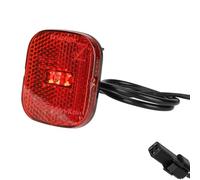 VOLOHAS Feu arrière pour trottinette électrique Segway Ninebot Max G3/F3/ZT3 Pro, feu d'avertissement de freinage, feu arrière, clignotant, feu de freinage, feu d'avertissement, garde-boue arrière