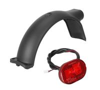 VOLOHAS Garde-boue arrière avec feu arrière LED pour scooter électrique Xiaomi Elite avec feu arrière, plaque d'immatriculation vide, garde-boue arrière d'origine, housse étanche, accessoires, pièce