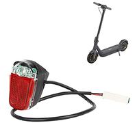 VOLOHAS LED Feu Arrière de Frein Super Lumineux IPX4 étanche Rouge Blanc Clignotant Universel pour Segway Ninebot Max G30/G30LP/G30LE/G30LE Ⅱ/G30D/G30e II Trottinette électrique Version Allemande