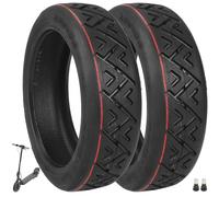 VOLOHAS Lot de 2 pneus sans chambre à air 250 x 54 cm pour scooter électrique Xiaomi 4, pneus tubeless de 10 pouces, pneus à vide épais, pneus à air résistants à l'usure, pneus de route épais