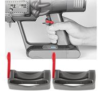 VOLOHAS Lot de 2 Supports de Poignée pour Dyson Aspirateur Accessoires Fixation pour Dyson V6 V8 V7 V10 V11 - Verrouillez l'état ON/OFF du Bouton d'Alimentation Libérez Vos Doigts (Gris)