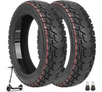 VOLOHAS Lot de 25,4 cm - Pneus sans chambre à air pour scooter électrique NIU KQi2/KQi2 Pro - Pneus avant et arrière résistants à l'usure - Roues de rechange auto-réparables et anti-crevaison - 10 x